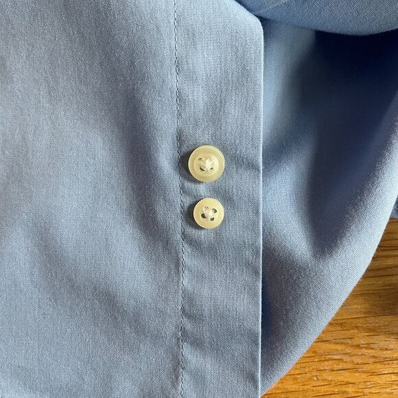 Cherokee Brand Boys Button Down Dress Shirt Blue Size M - Picture 6 of 11